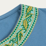 Elven Gown, Azure Trim