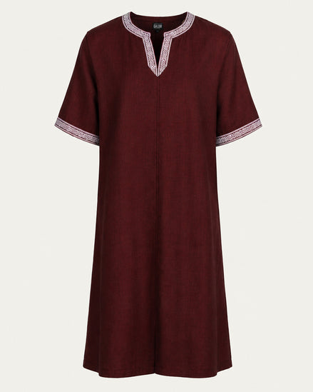Mountainhall Tunic, Garnet Red